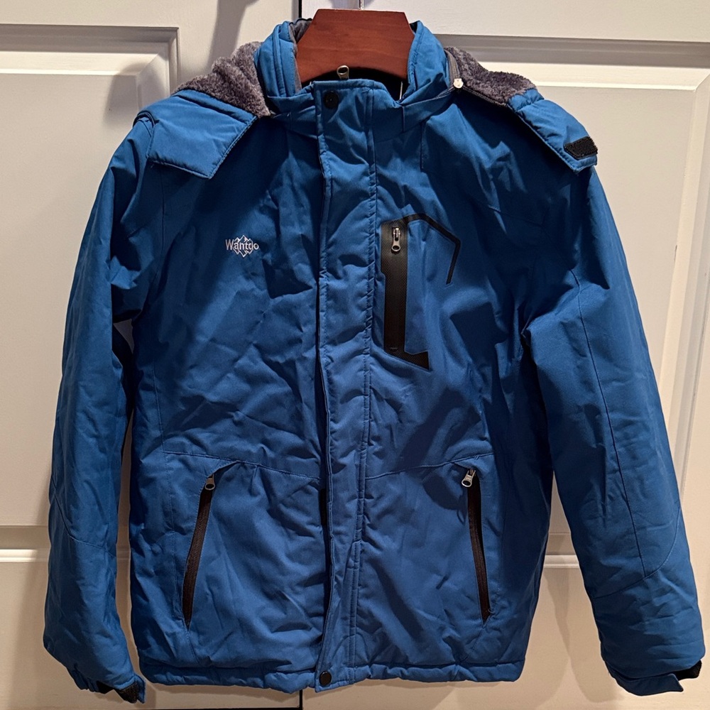 Wantdo Boys Blue Winter Ski Jacket